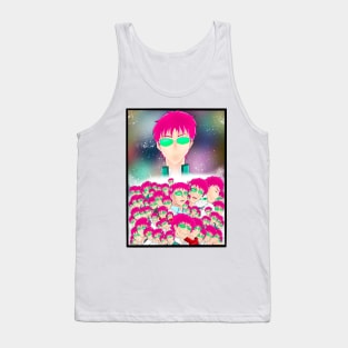 Many Faces of Saiki Tank Top